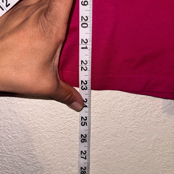 Ralph Lauren Purple Label Italy Women Magenta 3 button 100% Cotton Polo Shirt S - Picture 9 of 10